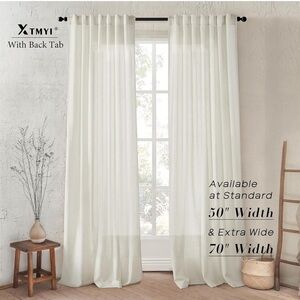 4 Linen Curtains
